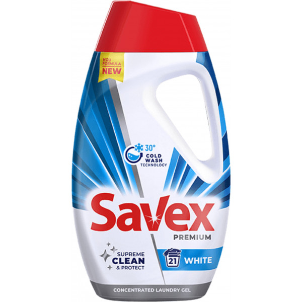 Фото - Гель для стирки SAVEX Premium Whites 0.945 л (3800024047817)