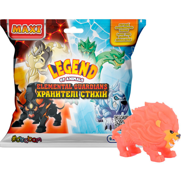 Фото - Стретч-антистресс #sbabam серии LEGEND OF ANIMALS МАКСИ – ХРАНИТЕЛИ СТИХИЙ в ассортименте (162/CN23)