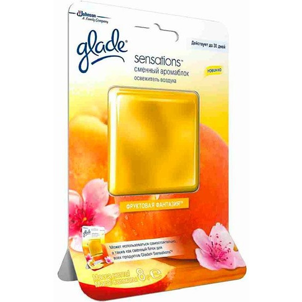 Фото - Освіжувач повітря для кімнати SC Johnson Glade Sensations Фруктова фантазія змінний блок (5010182992012)