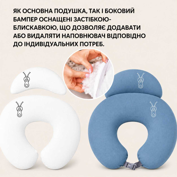 Фото - Подушка для кормления SEI DESIGN 60х70х16 см трикотаж с карабином (8-36177*001)