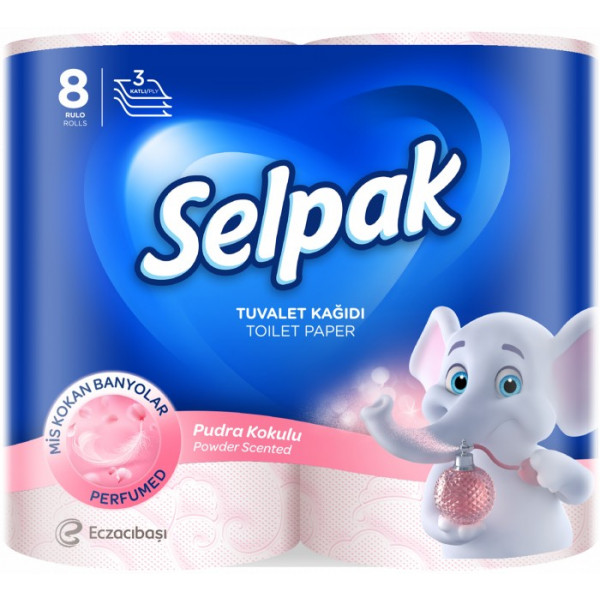 Фото - Туалетная бумага SELPAK 8 шт. (8690530084469)