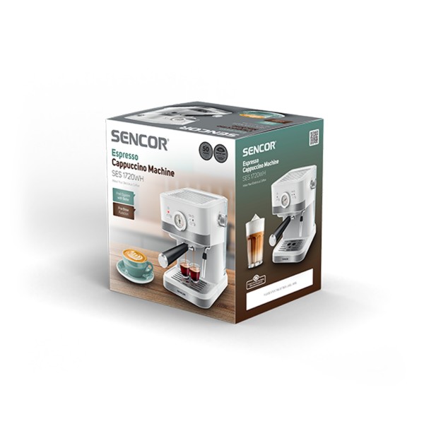 Фото - Кофеварка рожковая Sencor SES 1720WH