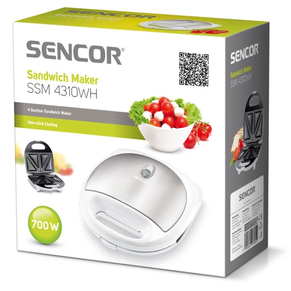 Фото - Бутербродниця Sencor SSM 4310WH
