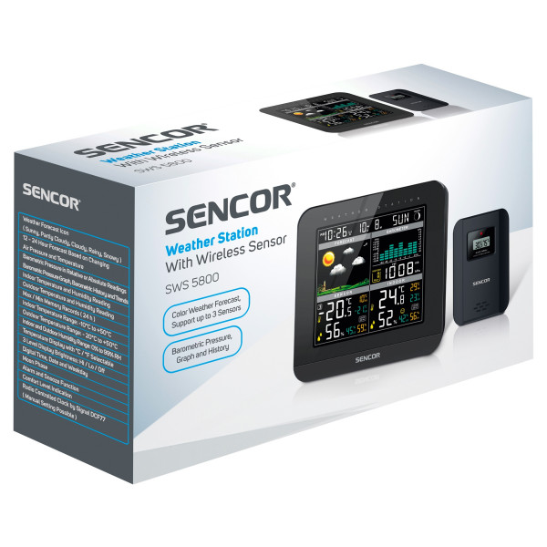 Фото - Метеостанція Sencor SWS5800