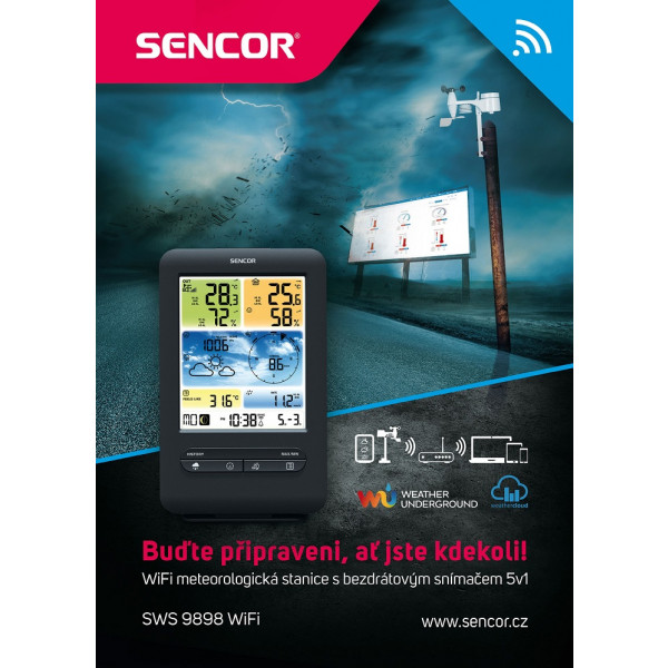 Фото - Метеостанція Sencor SWS9898WIFI