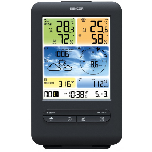 Фото - Метеостанція Sencor SWS9898WIFI