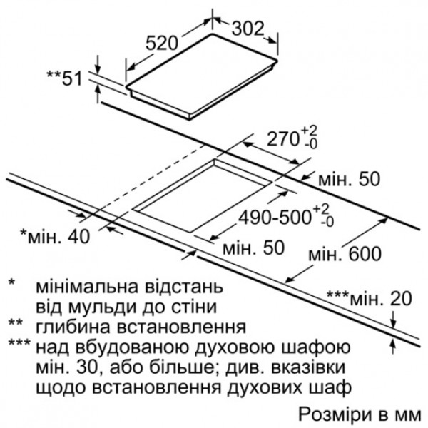 Фото - Варильна поверхня Domino Siemens EX375FXB1E