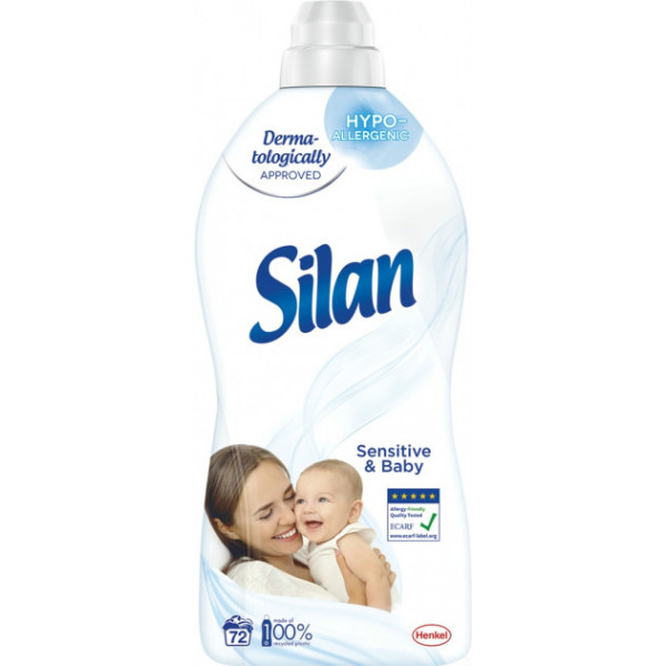 Фото - Ополіскувач для білизни Silan Сенситив 1.8 л
