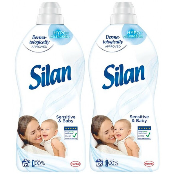 Фото - Ополіскувач для білизни Silan Сенситів і дитячий 900 мл (9000101385533)