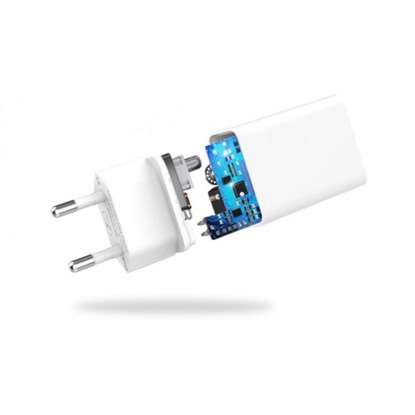 Фото - Сетевое зарядное устройство SkyDolphin SC36 1USB, 2.4A White (SDMZP-000080)