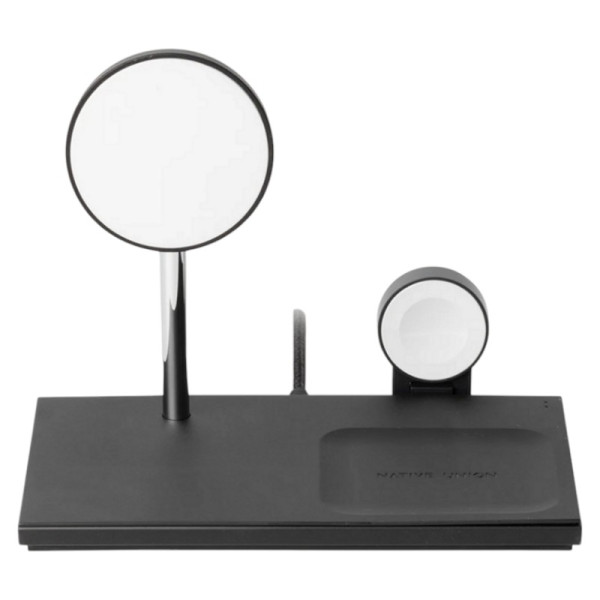 Фото - Беспроводное зарядное устройство Native Union Snap 3-in-1 Magnetic Wireless Charger Black (SNAP-3IN1-BLK-EU)