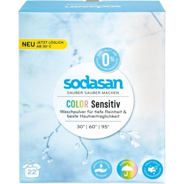 Фото - Пральний порошок Sodasan Comfort Sensitiv 1 кг (4019886050807)