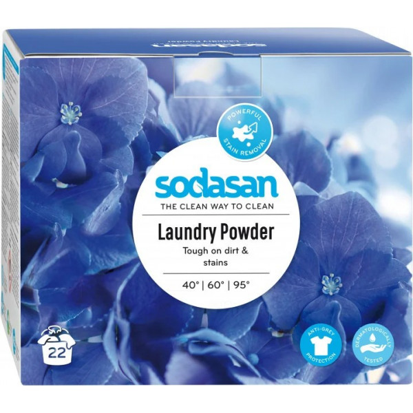 Фото - Пральний порошок Sodasan Heavy Duty 1.01 кг (4019886050609)