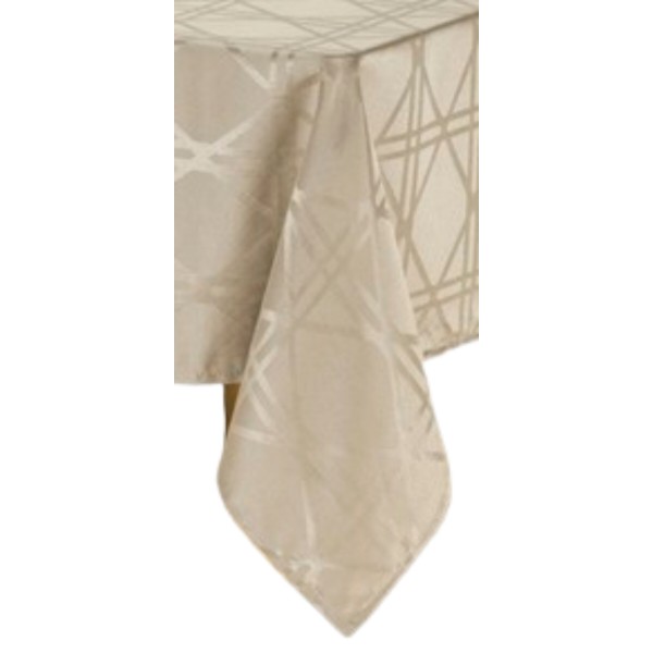 Фото - Скатертина прямокутна SOHO 140х180 см Line Beige (04-TC-00691-1)