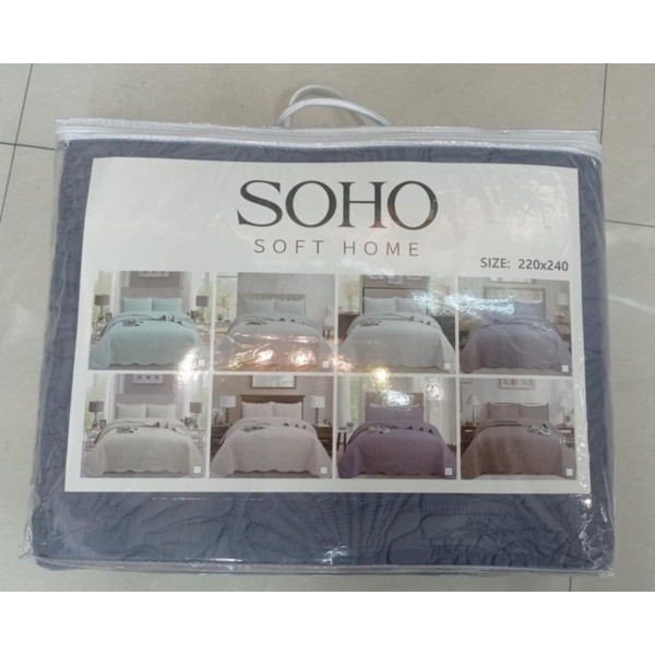 Фото - Покрывало двуспальное SOHO 220х240 см Beige Sea (A120122)
