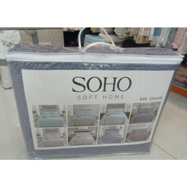 Фото - Покрывало двуспальное SOHO 220х240 см Beige Sea (A120122)