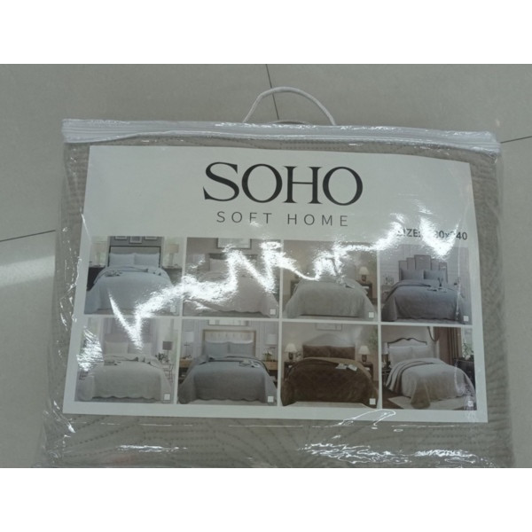 Фото - Покрывало двуспальное SOHO 220х240 см Leavs Ivory (A120112)