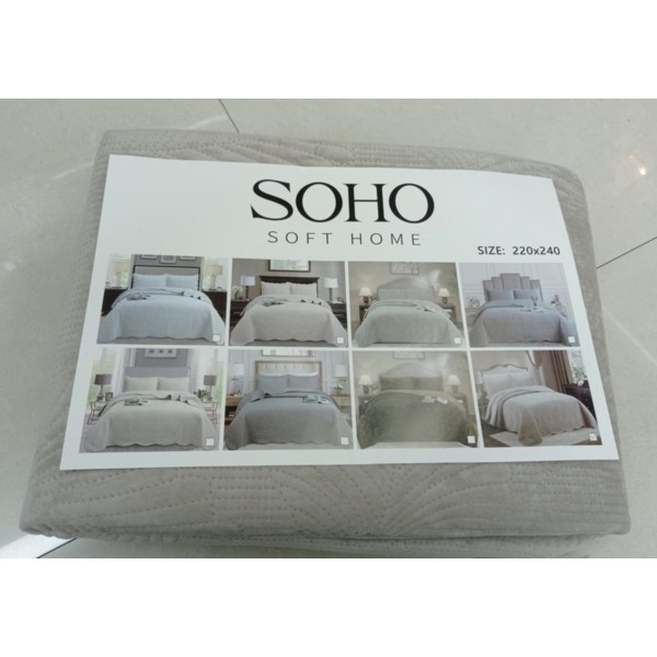 Фото - Покрывало двуспальное SOHO 220х240 см Leavs Ivory (A120112)