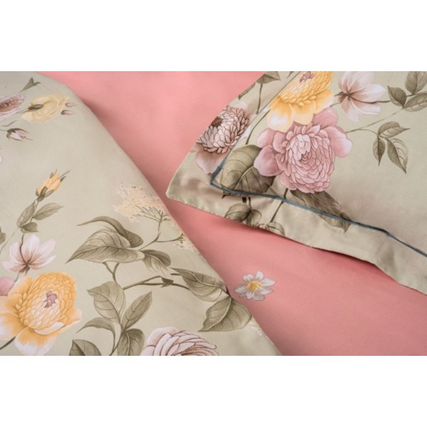 Фото - Комплект постільної білизни SOHO Elle 200х230 Bouquet Olive (A130057)