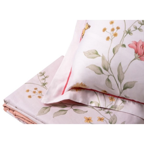 Фото - Комплект постільної білизни SOHO Elle 200х230 Wildflowers Rose (A130062)