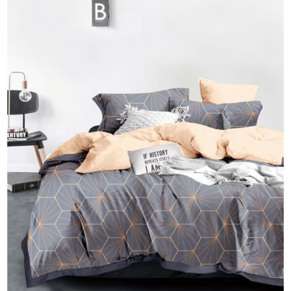 Фото - Комплект постільної білизни SOHO Lounge 200х230 Geometry Grey (A130167)