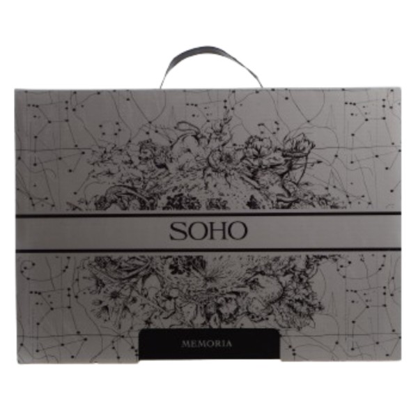 Фото - Комплект постільної білизни SOHO Memoria 200х230 Mono Grey (A130191)