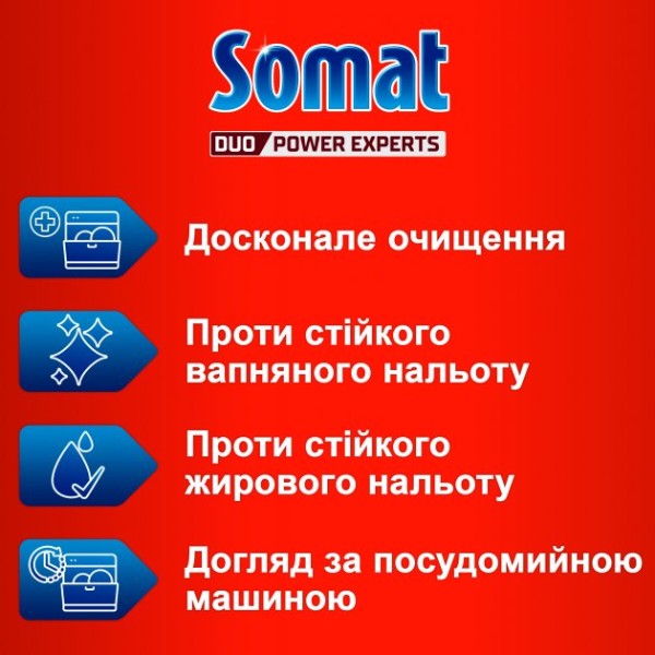 Фото - Чистящее средство для посудомоечных машин Somat Жидкое 250мл