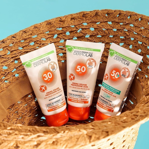 Фото - Засіб для засмаги DERMOLAB крем для обличчя та тіла SPF 30 50 мл (8009518491890)