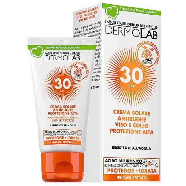 Фото - Средство для загара DERMOLAB крем против морщин для лица и шеи SPF 30 50 мл (8009518491838)