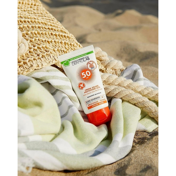 Фото - Засіб для засмаги DERMOLAB крем для обличчя та тіла SPF 50 200 мл (8009518491753)