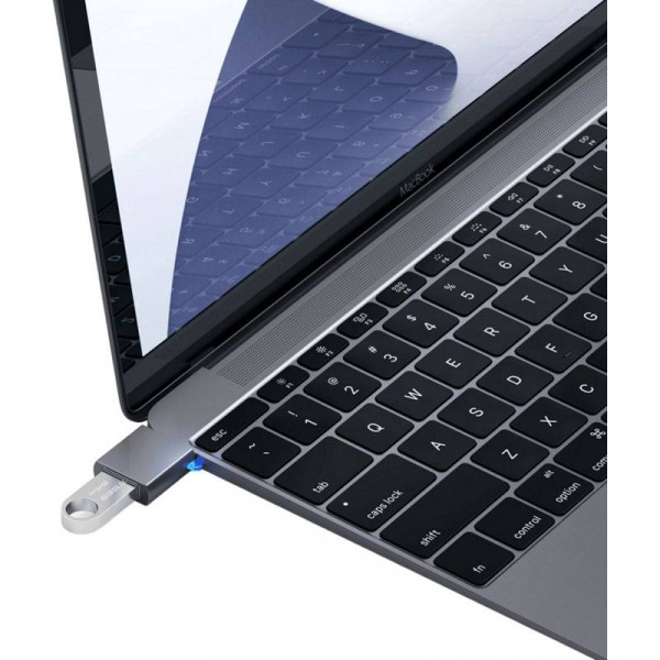 Фото - Перехідник Satechi Type-C USB Adapter Space Gray (ST-TCUAM)