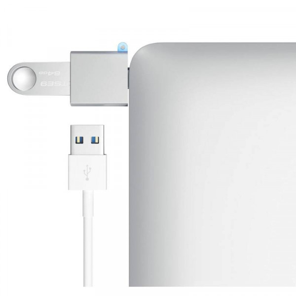 Фото - Переходник Satechi Type-C USB Adapter Silver (ST-TCUAS)