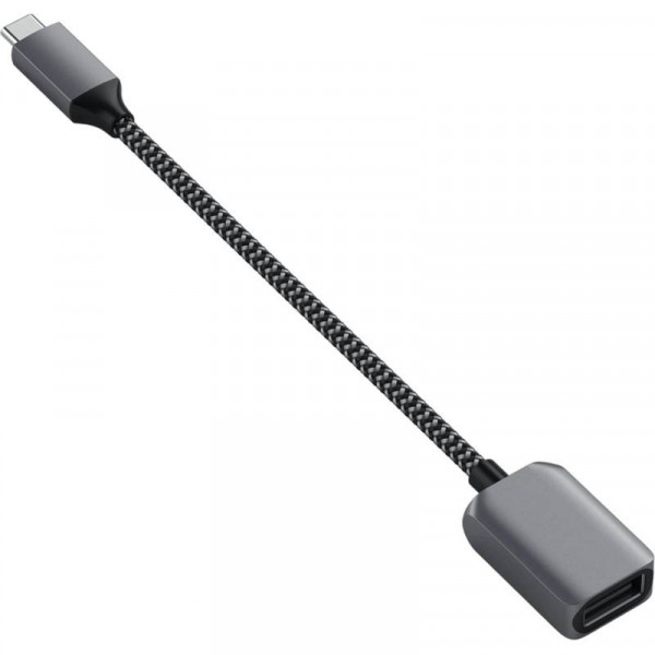 Фото - Переходник Satechi USB-C to USB 3.0 Adapter Cable Space Gray (ST-UCATCM)