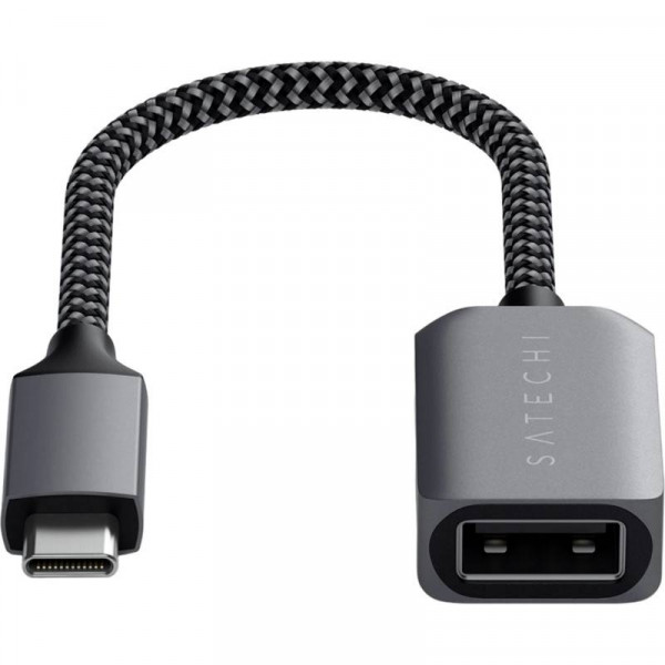 Фото - Переходник Satechi USB-C to USB 3.0 Adapter Cable Space Gray (ST-UCATCM)
