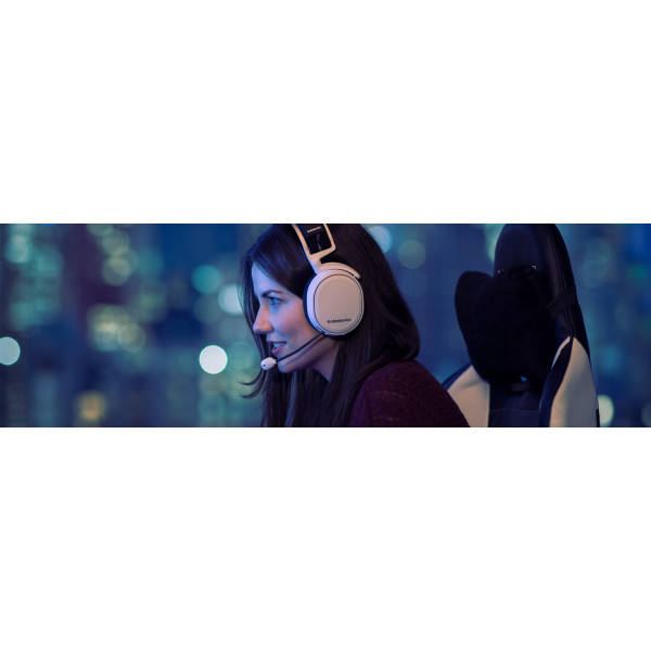 Фото - Гарнітура бездротова SteelSeries Arctis 7 White (61464)