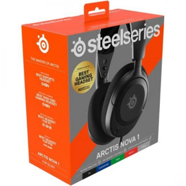 Фото - Гарнітура дротова ігрова SteelSeries Arctis Nova 1X (61616)