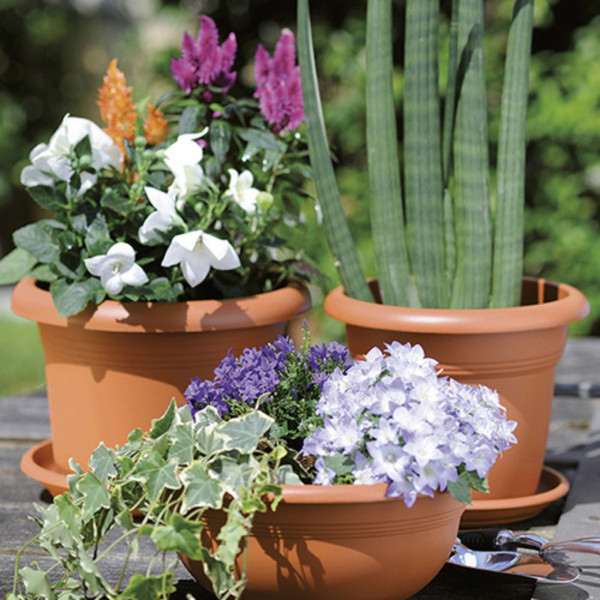 Фото - Подставка под вазон Stefanplast Linea Mediterraneo 33 см терракот. 83330