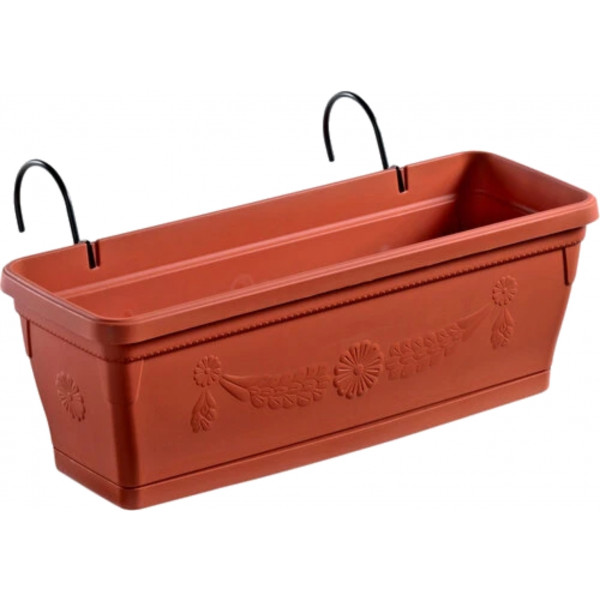 Фото - Набір вазонів Stefanplast Linea Primavera 50х18х17 см 86050
