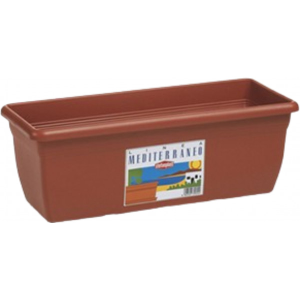 Фото - Вазон Stefanplast Mediterraneo 50х20х16 см терракот. 79955