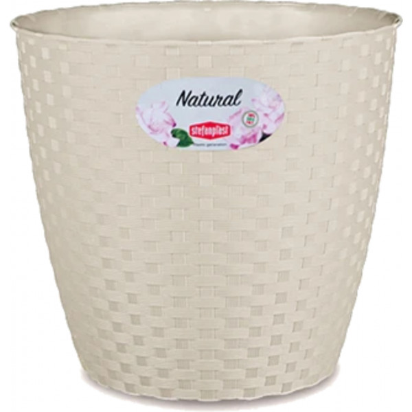 Фото - Вазон Stefanplast NATURAL 24х22,2 см 73587