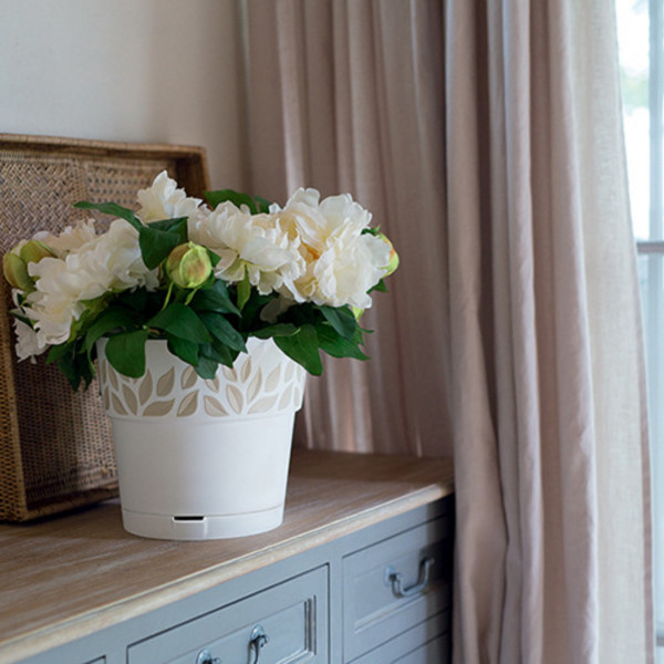 Фото - Вазон Stefanplast OPERA Cloe 20 см капучино/ваниль 94079