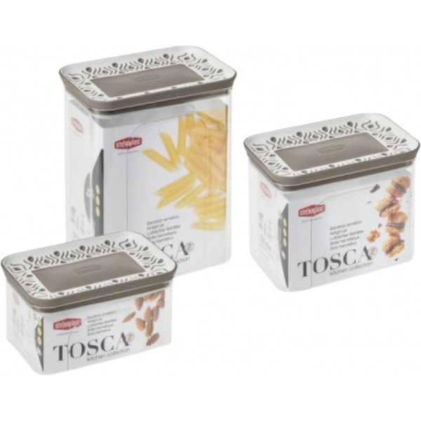 Фото - Набір ємностей для зберігання Stefanplast TOSCA (55683)