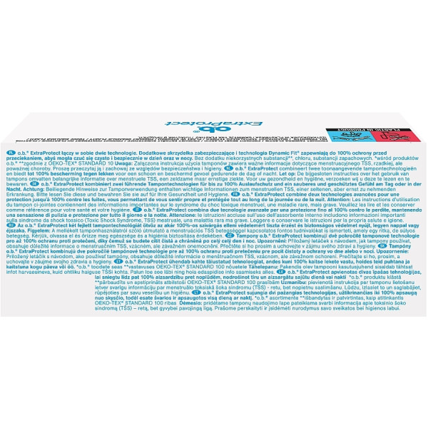 Фото - Тампони гігієнічні o.b. ExtraDefence Super 16 шт. (3574661626062)