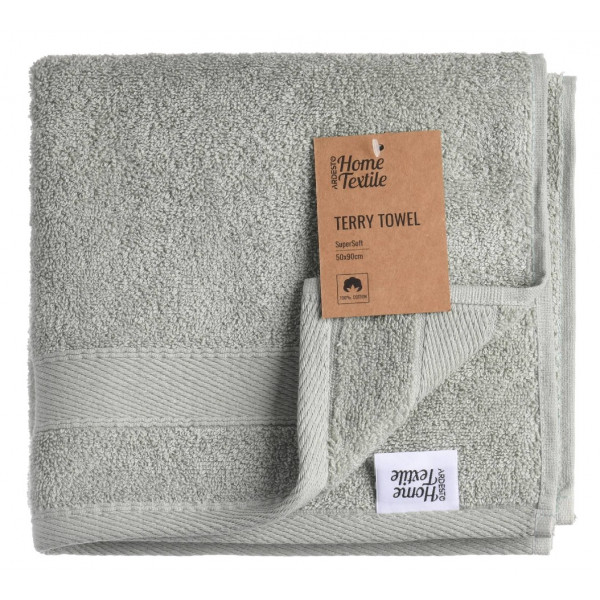Фото - Рушник для обличчя Ardesto махрове SuperSoft зелений 50х90 см (ART2250SS)