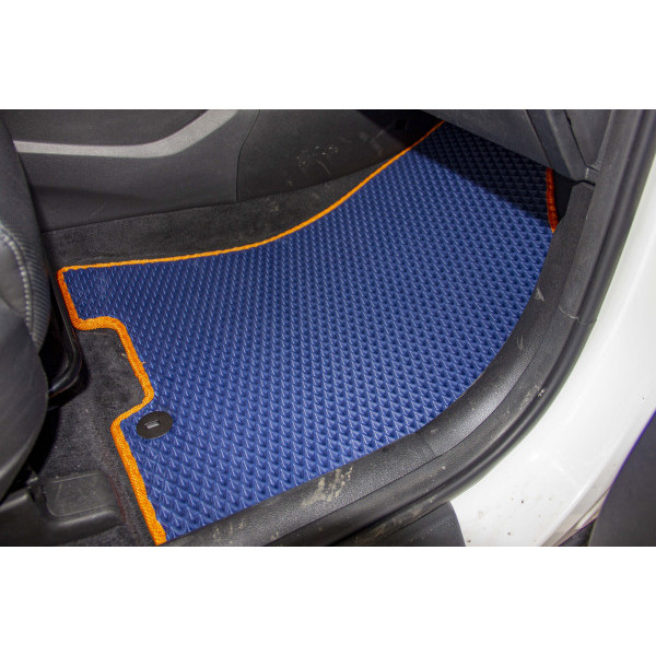 Фото - Килимки ворсові в салон авто EVAtech Standard для Hyundai Tucson (Squib VL+VR) 2015-2021 3 покоління SUV EU чорний кант HY3978AE2LA3VEB