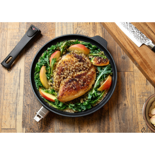 Фото - Сковорода універсальна зі знімною ручкою Swiss Diamond Induction 32 см (XD6432iD)