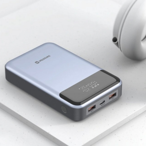 Фото - Батарея мобільна Swissten 20000mAh 100W Black/Silver (8595217483781)
