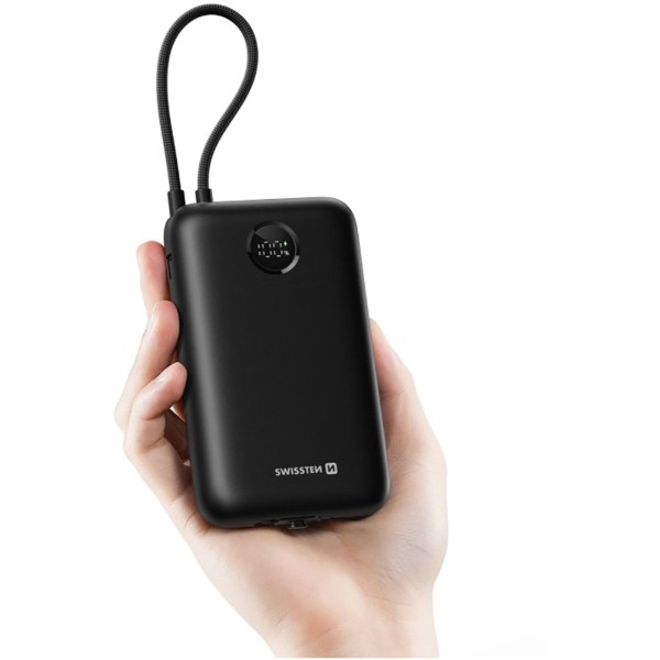 Фото - Батарея мобильная Swissten VOLTBOX 30000 mAh 35 Вт PD Type-C/Lightning Black (8595217490574)