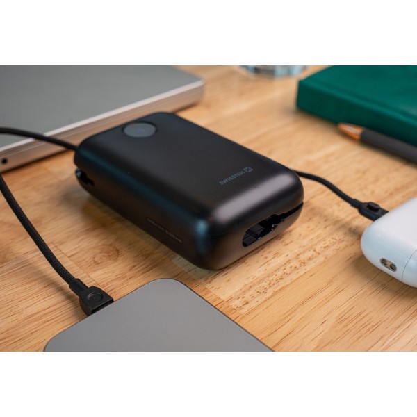 Фото - Батарея мобильная Swissten VOLTBOX 30000 mAh 35 Вт PD Type-C/Lightning Black (8595217490574)
