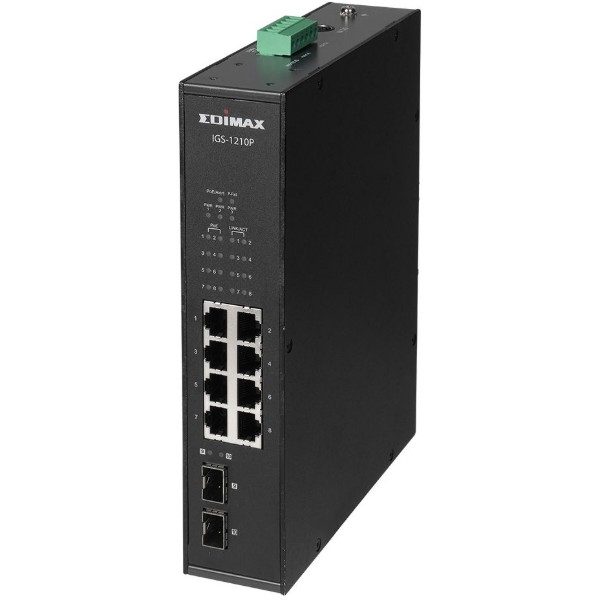Фото - Коммутатор локальної мережі (Switch) Edimax IGS-1210P